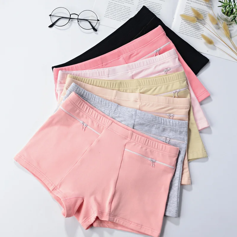 Boxer Brief Pack Cotton - Yazlık cepli etek şort kadın iç