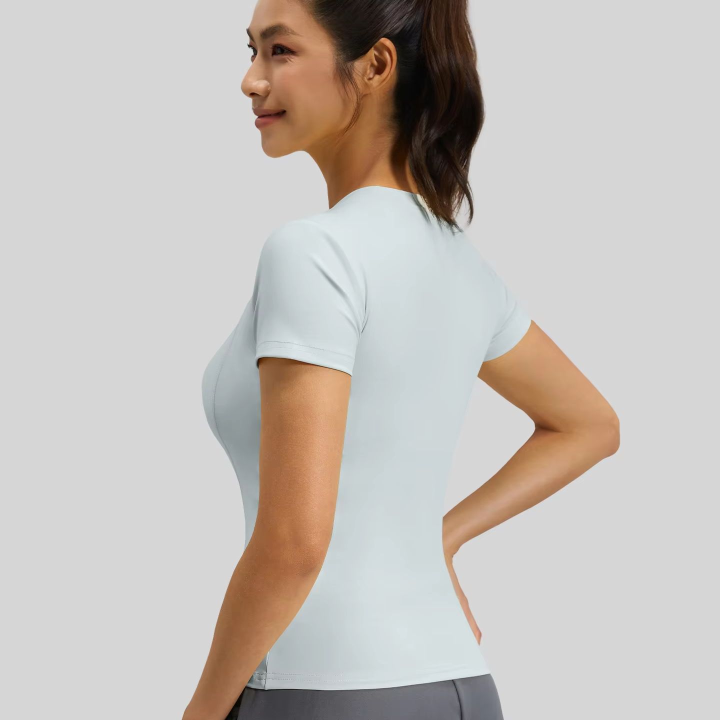Kadınlar İçin Dar Kesim Yoga T - T Shirt Tight Fit incelemesi ve fiyatı