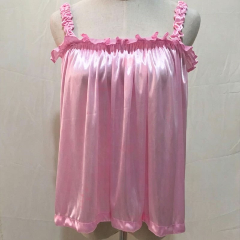 Yazlık Yumuşak İpeksi Parlak F - Suspender Tank Top incelemesi ve fiyatı
